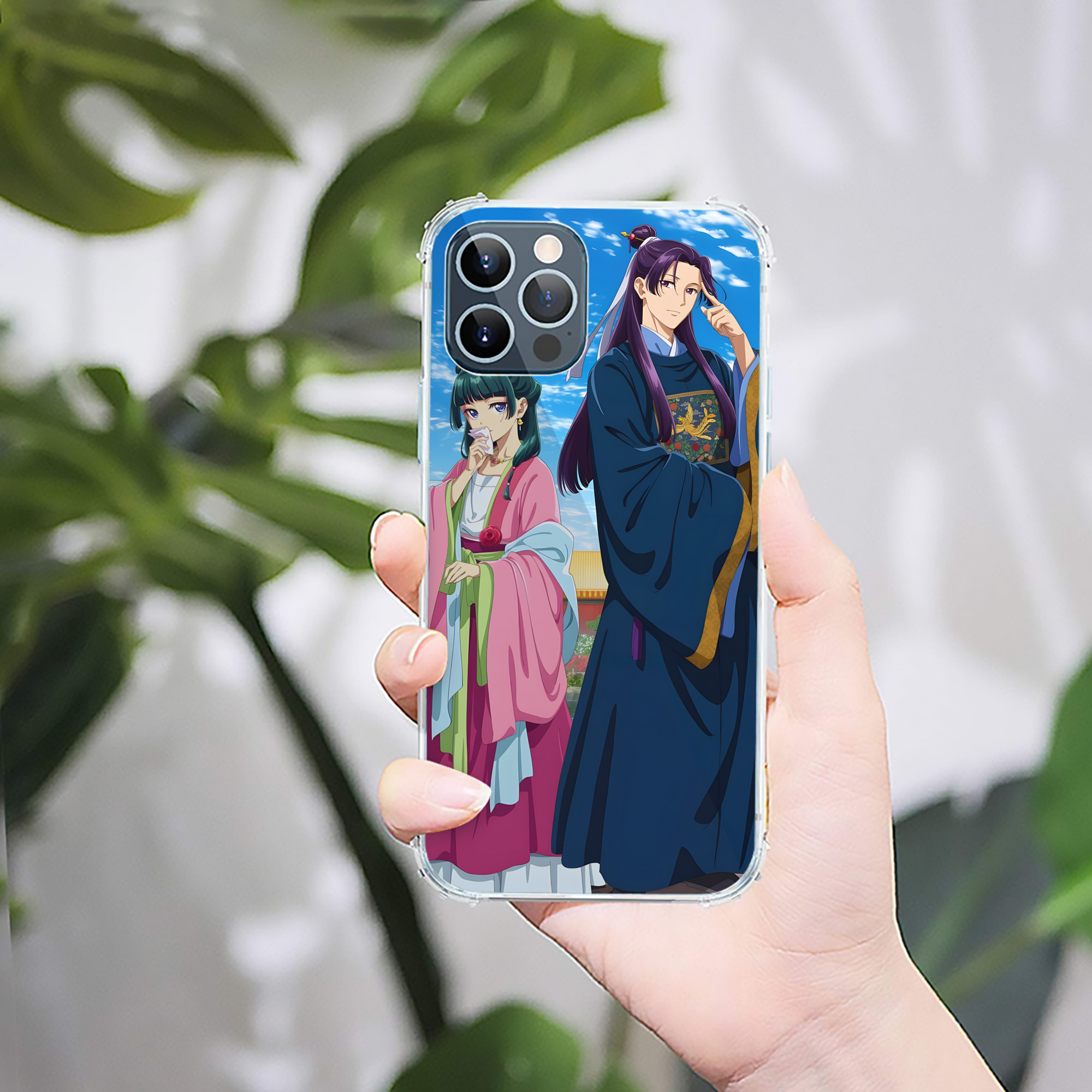 （画像用） 薬屋のひとりごと The Apothecary Diaries 【iPhone 12シリーズ対応】透明スマホケース（クリアソフトケース）